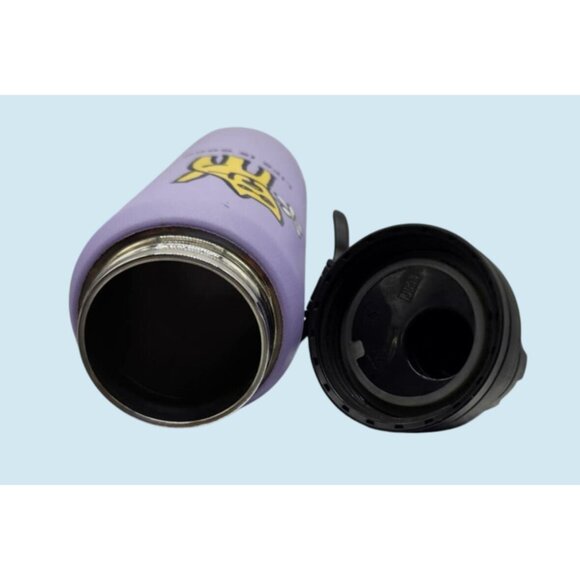 Life Is Good Stainless Steel Insulated Bottle 32 Oz Purple Rocket With Flower - Picture 4 of 6